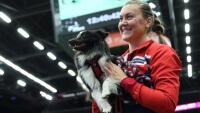 agility S Stribrna medailistka Kjersti Jorgensen se seltii Agi z Norska